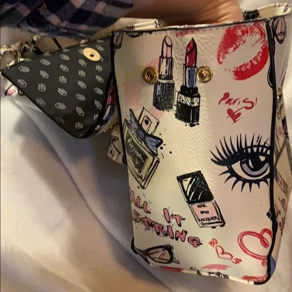 Satchel w/ Shoulder Strap by “Call it Spring” FUN! - Picture 5 of 16